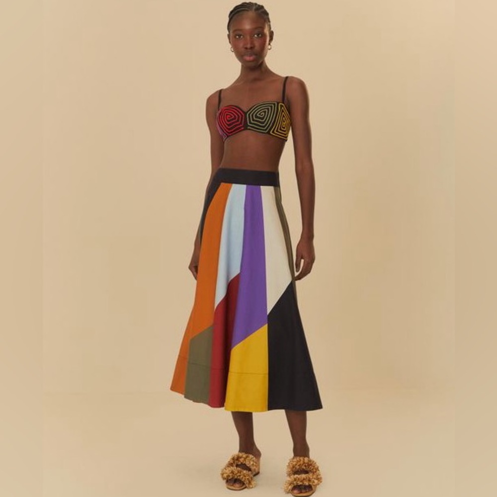 🍃Farm Rio Embroidered Cornelio Top